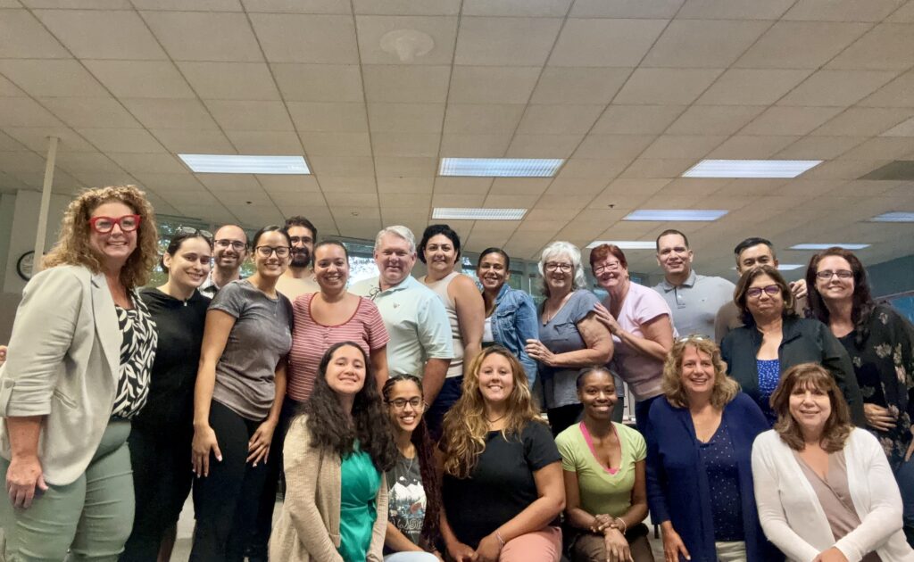 ASL Deaf Language Associates participate in regular training through TCNJ's CLLE